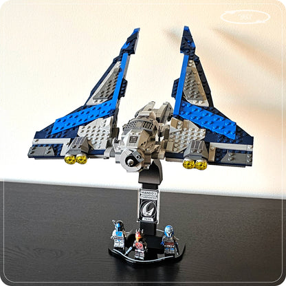 Display stand for LEGO 75316 Mandalorian Starfighter - 360° ROTATING SERIES (M1152) - view 19