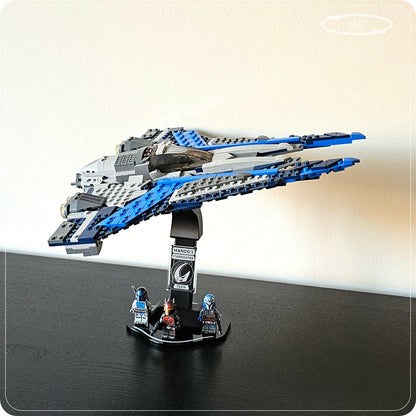 Display stand for LEGO 75316 Mandalorian Starfighter - 360° ROTATING SERIES (M1152) - view 27