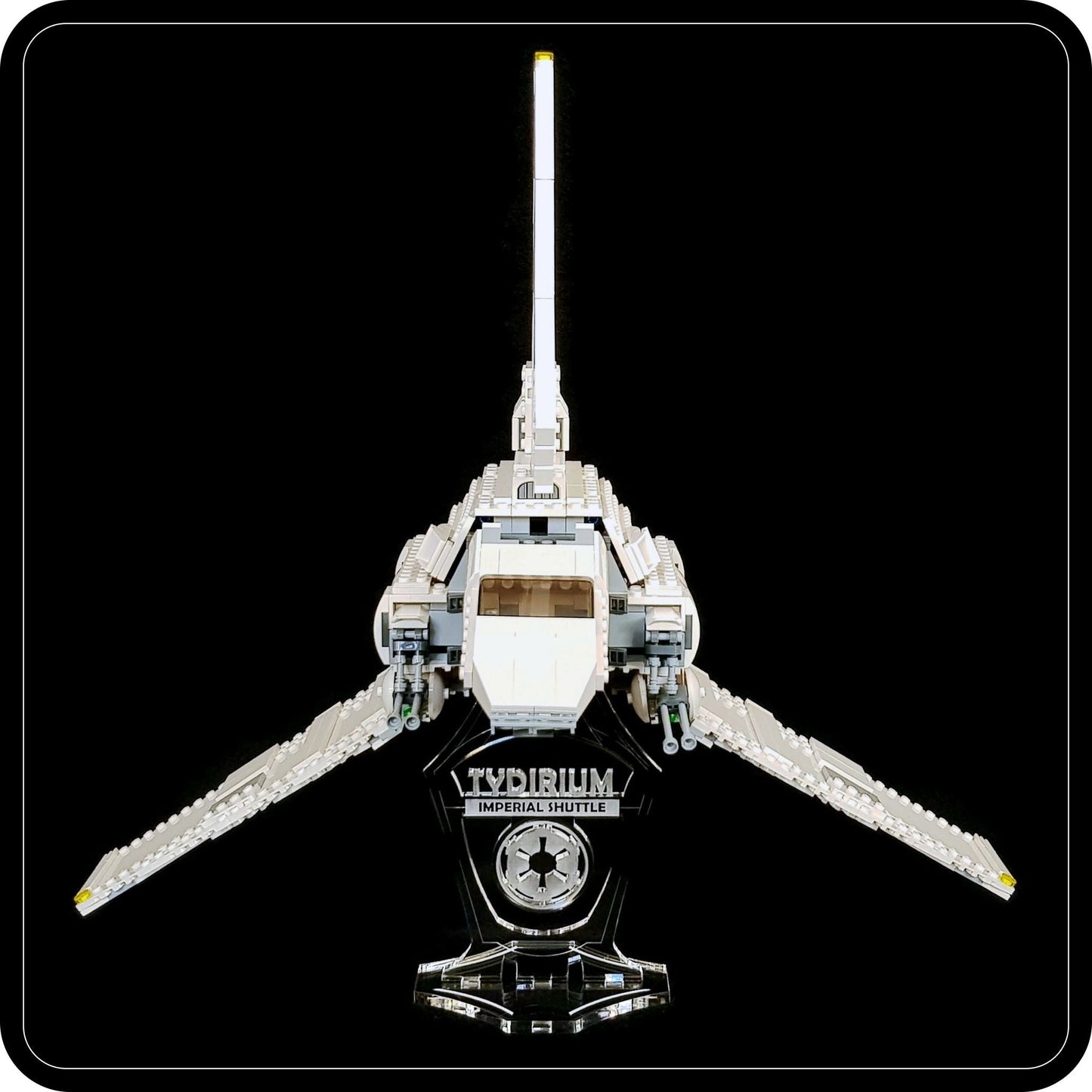 Display stand 3D for Lego 75094 (or 75302) Tydirium Imperial Shuttle (S1038)-5