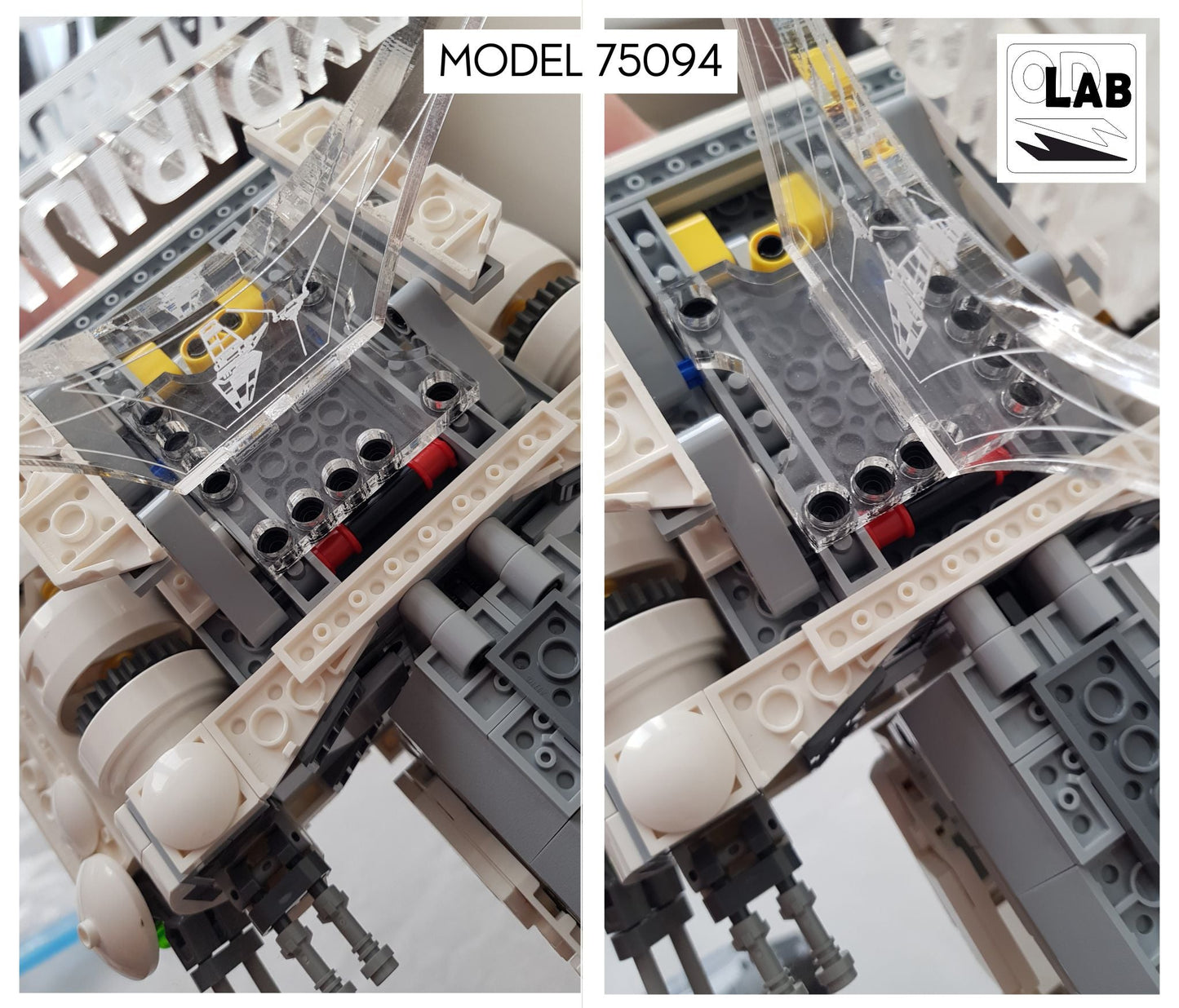 Display stand 3D for Lego 75094 (or 75302) Tydirium Imperial Shuttle (S1038)-f